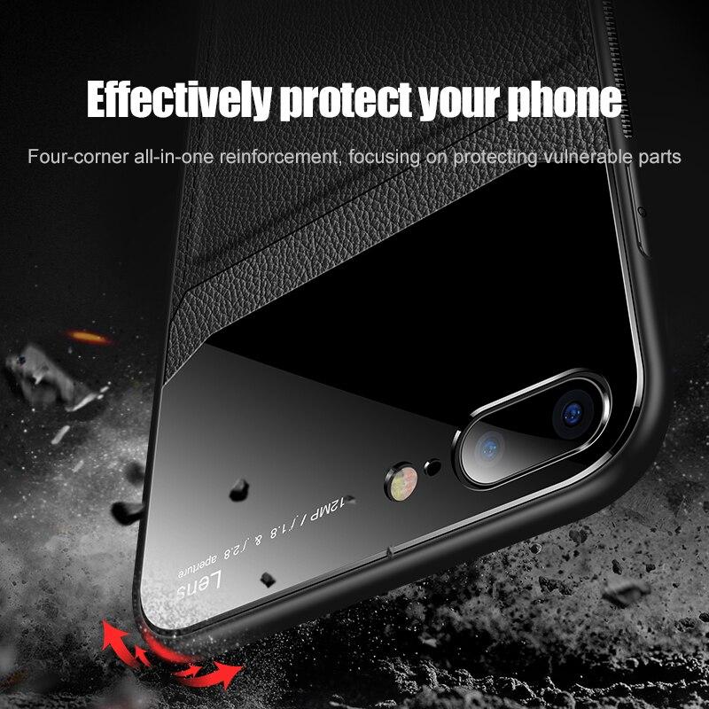 Ốp Lưng Da Pu Chống Sốc Dùng Cho Iphone 11 Pro Xs Max Xr X 6 6s 7 8 Plus