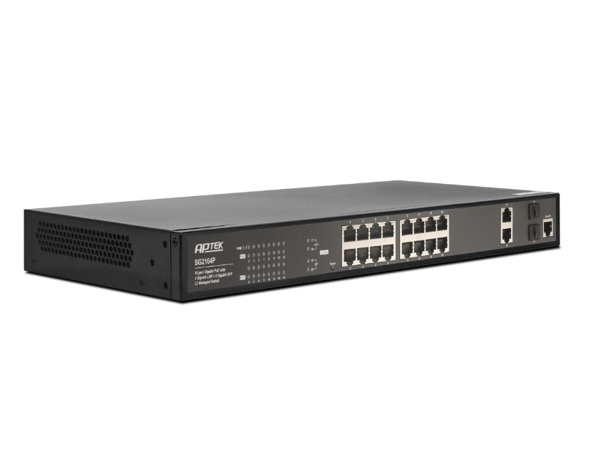 Switch APTEK SG2164P 16 Port POE L2 Managed - Hàng chính hãng