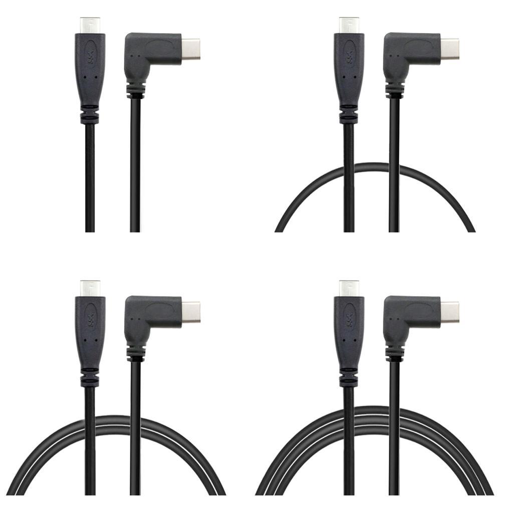 Type-c USB 90 degree Male to USB-C male Extension Cable Extender Cord