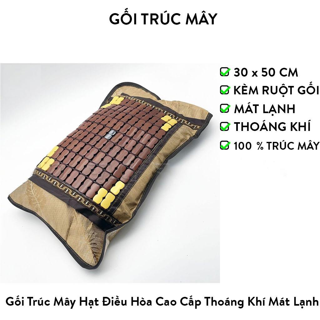 GỐI TRÚC HẠT MÂY CỰC MÁT - KT 35 X 50 CM - HÀNG LOẠI 1