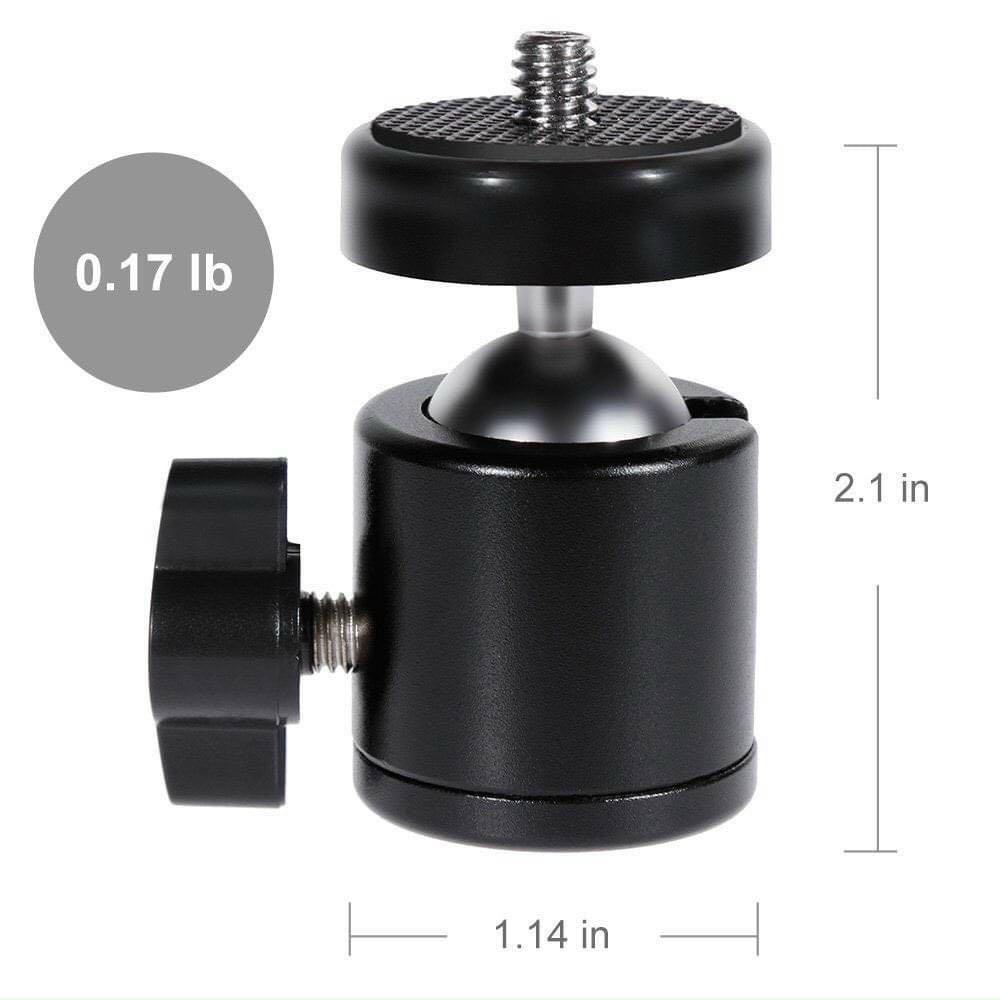 Bộ Đầu Kẹp Điện Thoại Xịn Gắn Tripod Chuẩn Ren 1/4