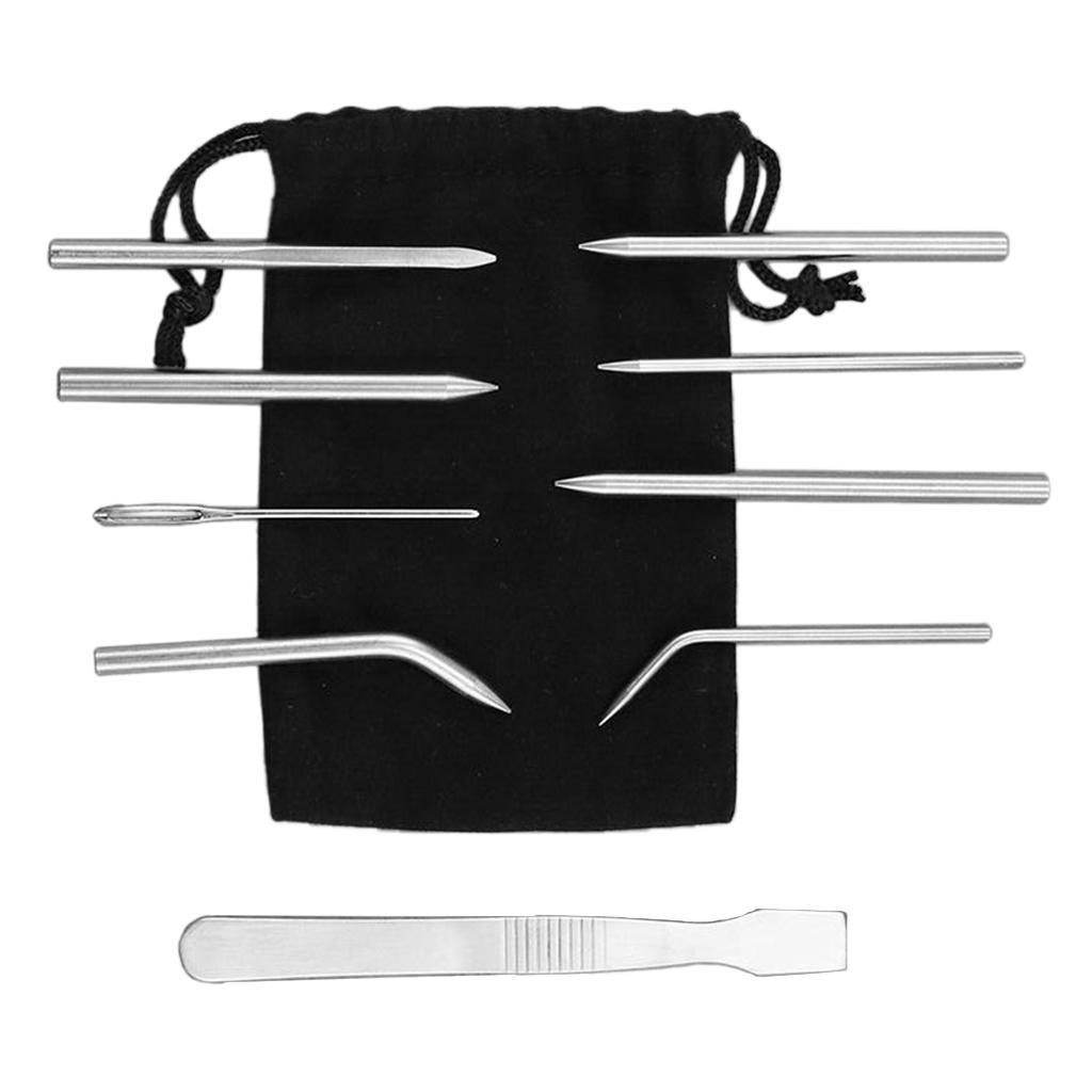 9x   Stitching Set   Lacing  &Smoothing Tool for Weaving