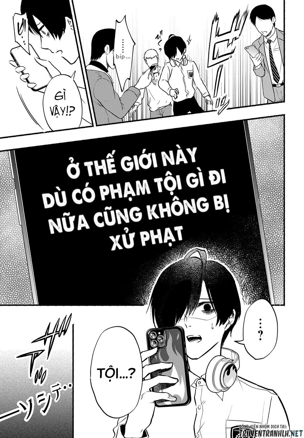 nếu ở thế giới mà dù có làm gì cũng không bị kết tội, bạn sẽ làm gì? chapter 1 5