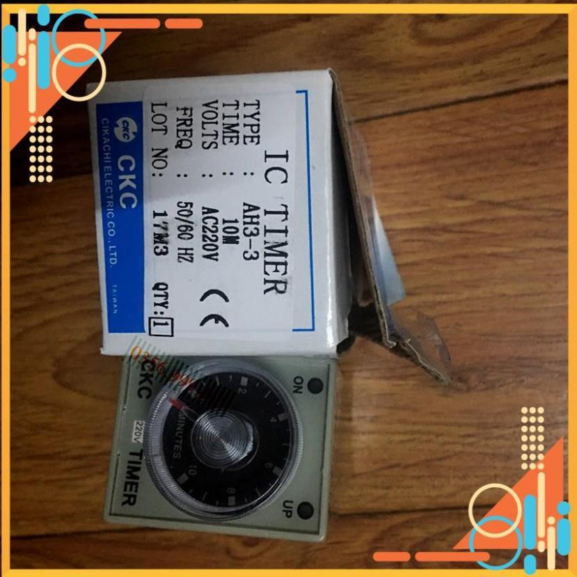 Rơ le, Relay thời gianTimer CKC AH3-3 220VAC