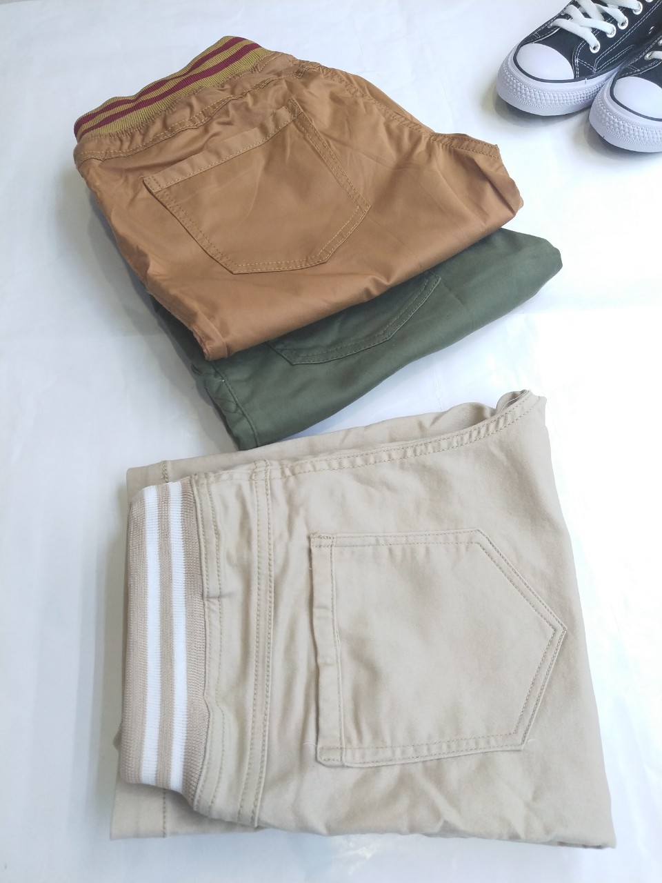Quần Shorts Kaki nam lưng thun
