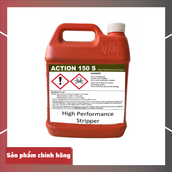 Hóa chất tẩy lớp phủ sàn Action 150s Can 5l KLenco Singapore [Chính hãng Klenco]