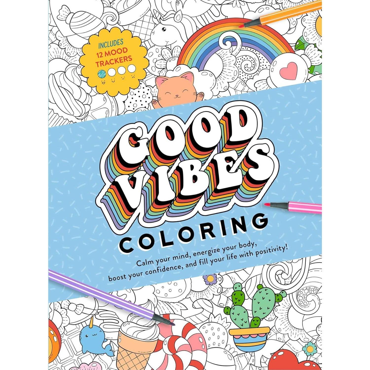 Sách Good Vibes Coloring