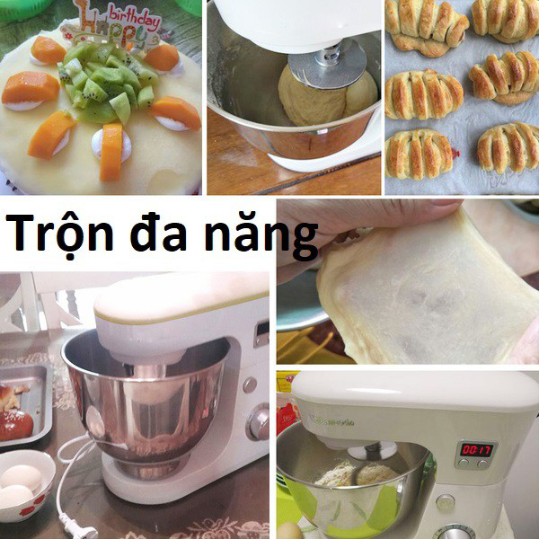 Máy trộn bột nhào bột 4.2L máy trộn đa năng để bàn