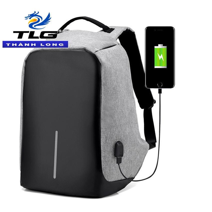 ️️ Balo chống trộm, chống nước kèm cổng sạc USB Đồ Da Thành Long TLG tặng 01 bút bi cao cấp TLG 208200