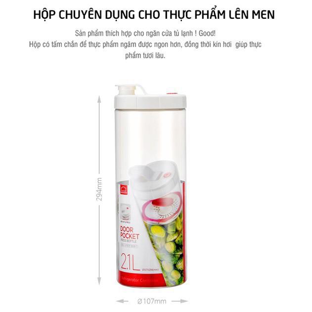 Hũ Muối Dưa Cà, Hộp Đựng Thực Phẩm , INL413W [2.1 lít]