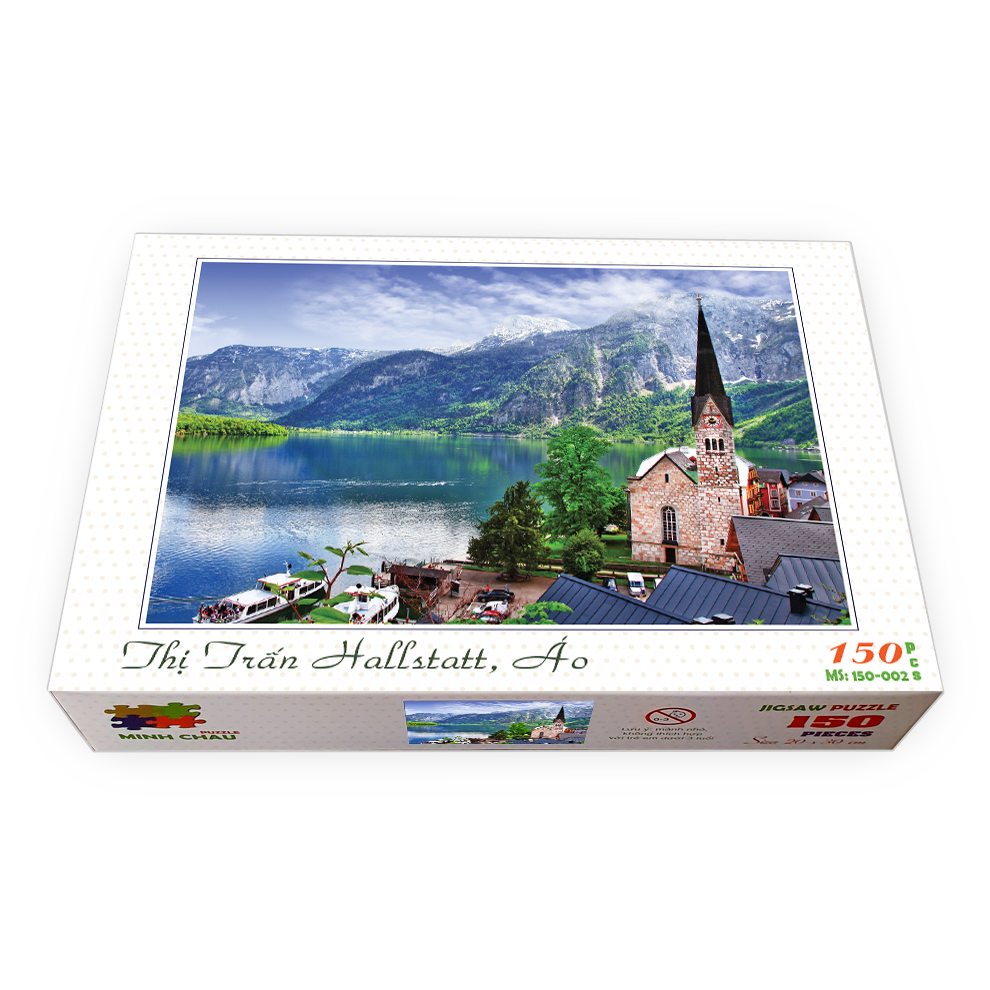 Bộ tranh xếp hình 150 mảnh – Thị trấn Hallstatt, Áo