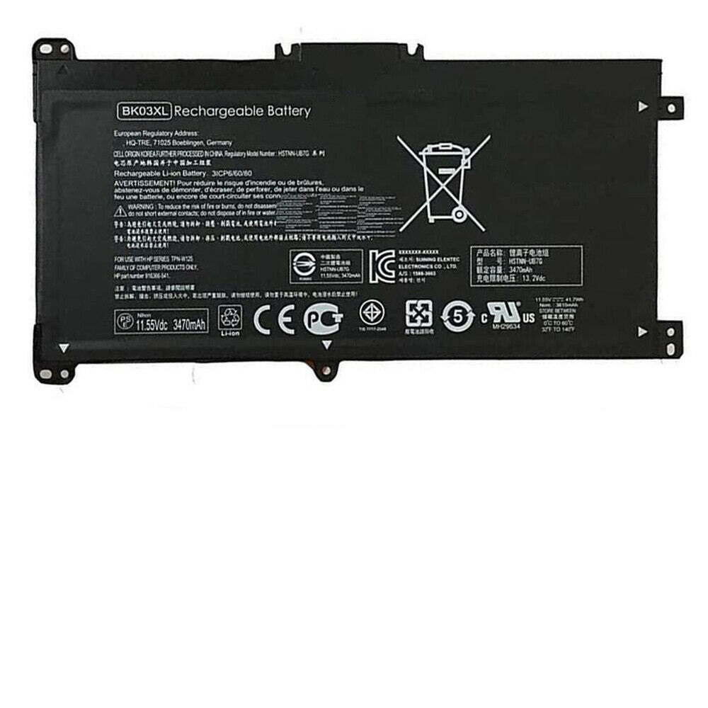 Pin dành cho Laptop HP PAVILION X360 14-BA Series 14-ba008tu 14-ba103tu 14-ba159tx - BK03XL