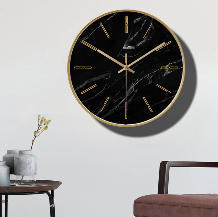 Đồng hồ treo tường Black and Gold