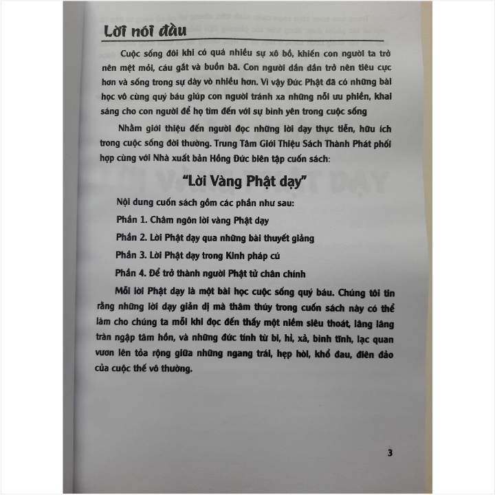 Lời Vàng Phật Dạy