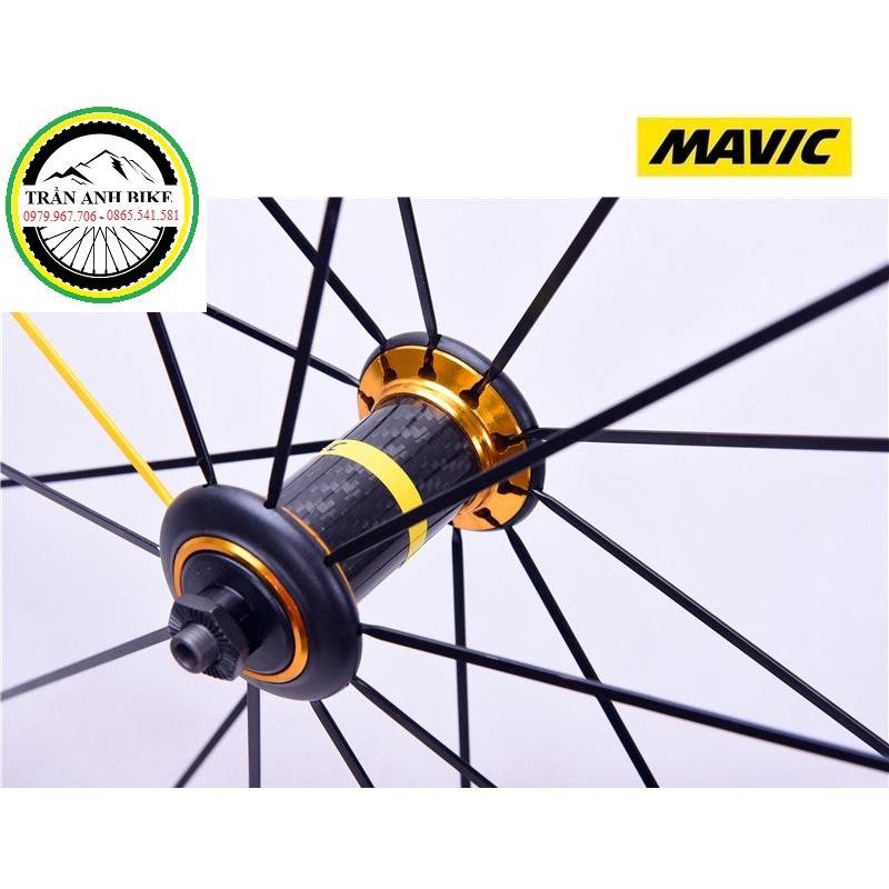 Bộ vành nhôm xe đạp road MAVIC COSMIC PRO 700Cx40mm - Hub Carbon