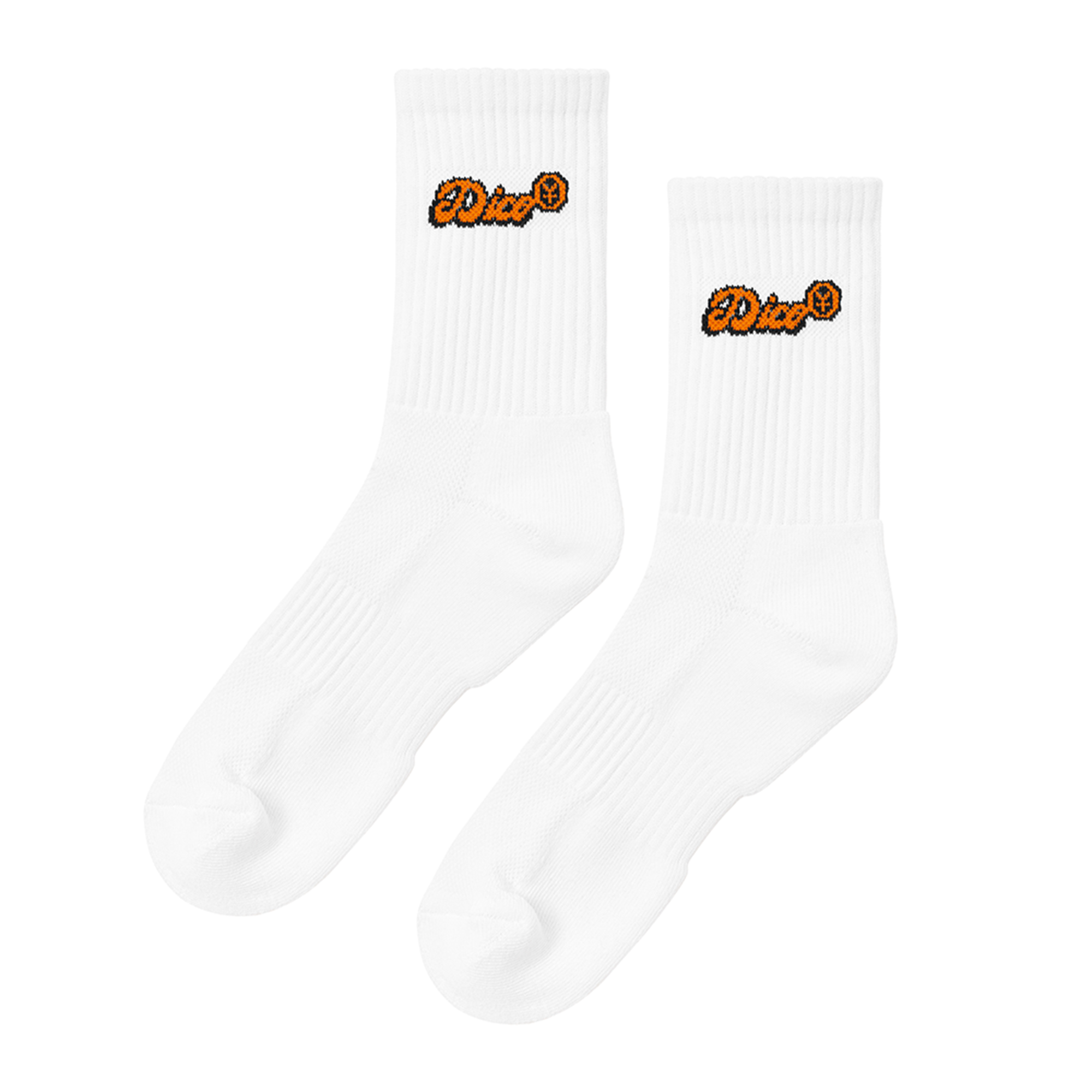 Dico Vớ Comfy Socks - Orange/White
