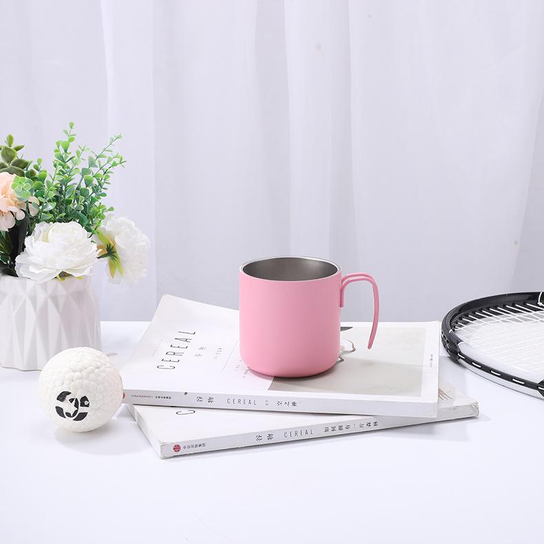 Đảm Bảo Chất Lượng Sáng Tạo Di Động Cốc Tập Uống Bằng Thép Không Gỉ Có Tay Cầm Dây Nhiệt Cốc Văn Phòng Tặng Cốc Cà Phê Cốc Kinh Doanh