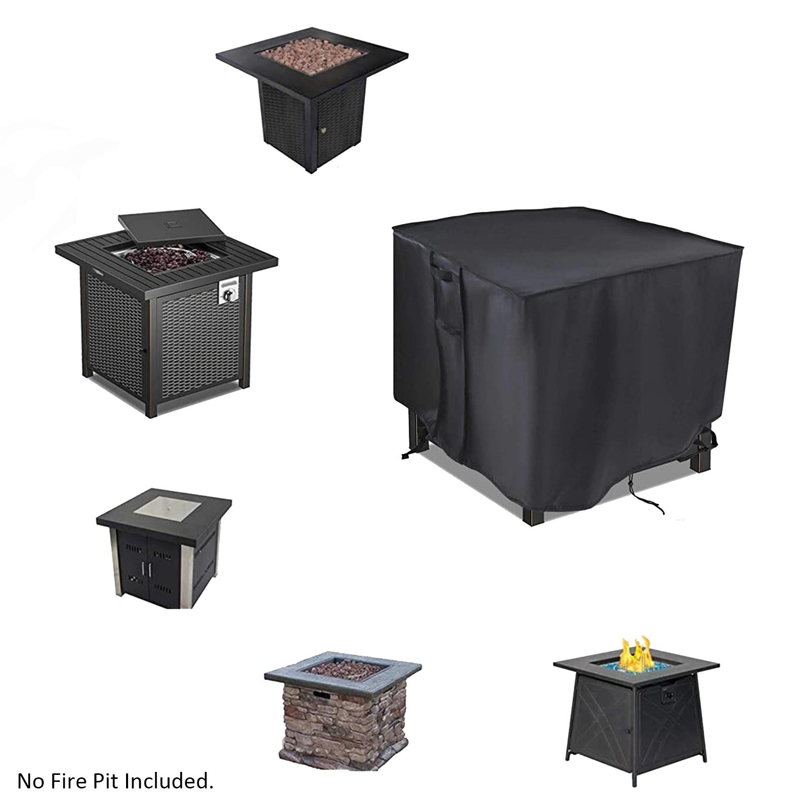 Hố cứu hỏa Nắp đậy chống thấm Firepit Nắp vuông chống gió Ripstop Bảng chữa cháy Bảng chữa cháy ngoài trời Nắp lò sưởi ngoài trời