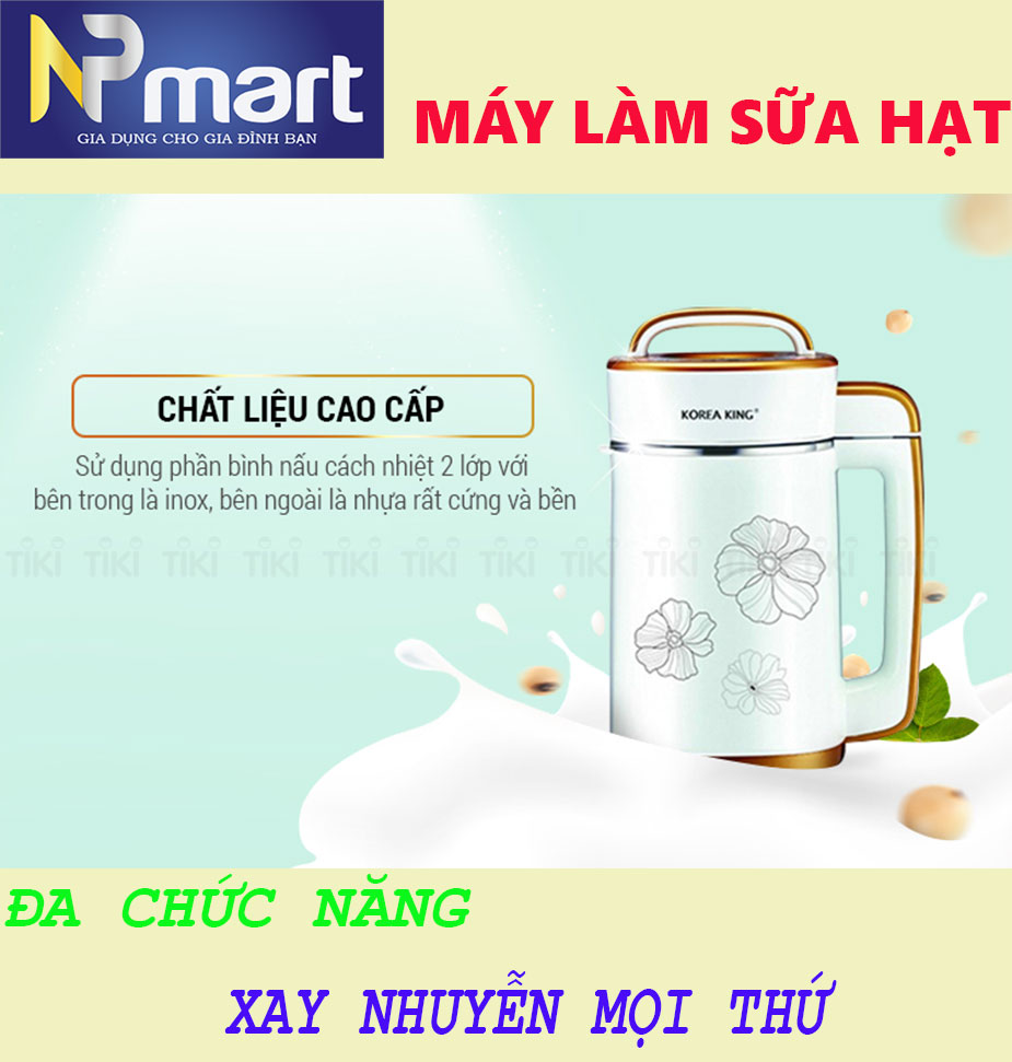 Máy Làm Sữa Đậu Nành Korea King KSM-1302GS (1.3L) - Hàng chính hãng