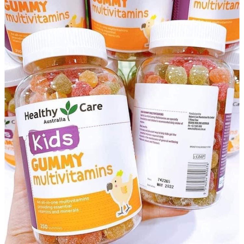 Vitamin tổng hợp cho bé Healthy Care Gummy Multivitamin Úc Bổ sung vitamin và khoáng chất  giúp con phát triển toàn diện và duy trì sức khỏe tốt, ăn ngon, ngủ ngon - QuaTangMe Extaste