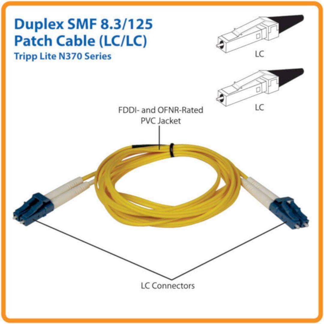 Ugreen UG70583NW216TK 3M LC-LC Màu vàng Cáp nhảy quang Single mode Duplex Fiber - HÀNG CHÍNH HÃNG