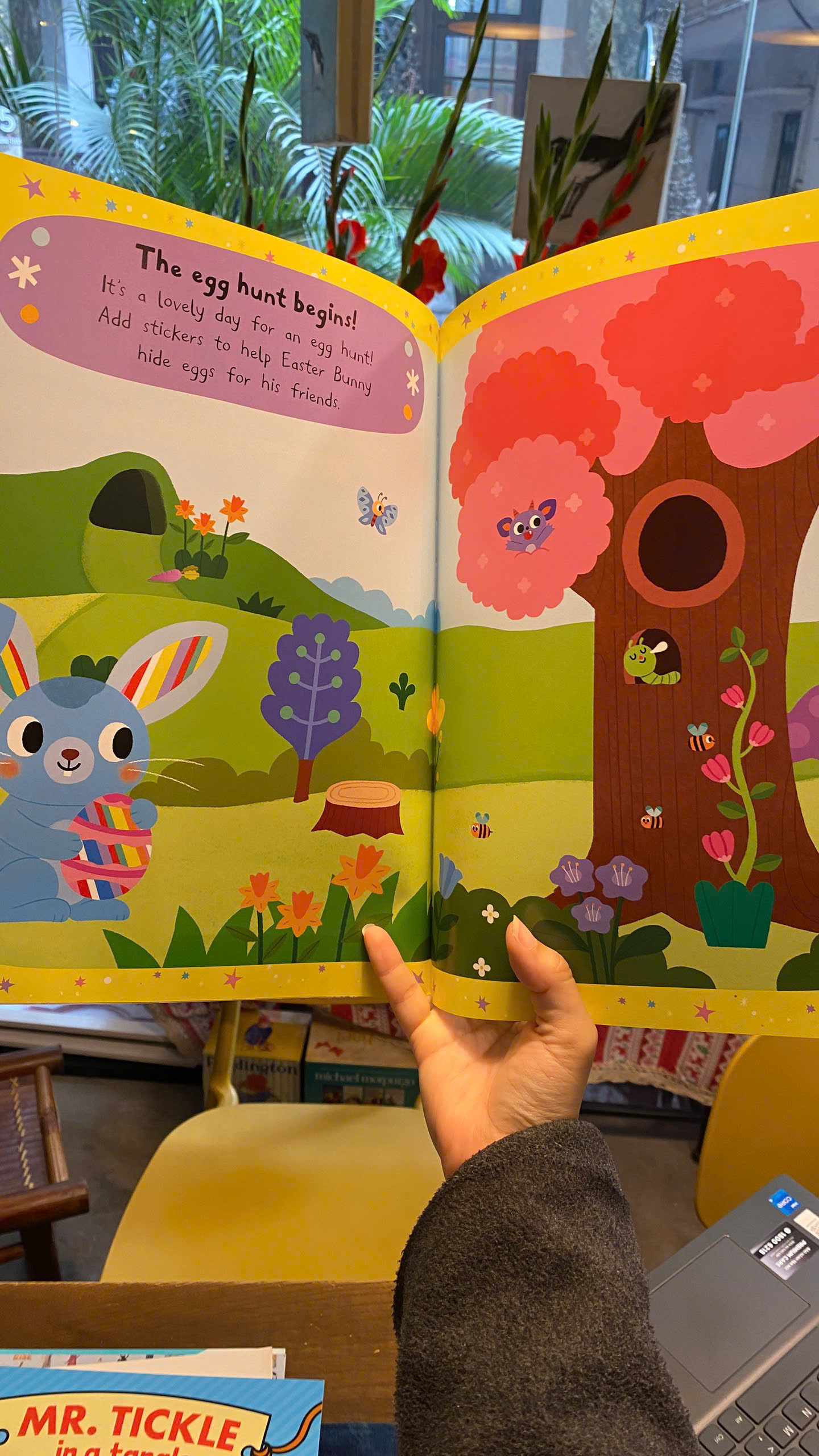 Sách - My Magical Easter Bunny: A Sparkly Sticker Activity Book by Campbell Books