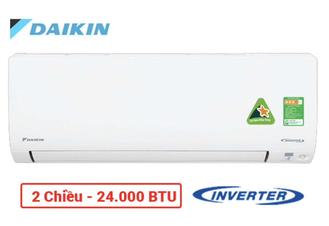 Điều hòa Daikin 24000BTU FTHF71VVMV (2 chiều Inverter)  - Hàng chính hãng Chỉ giao HN