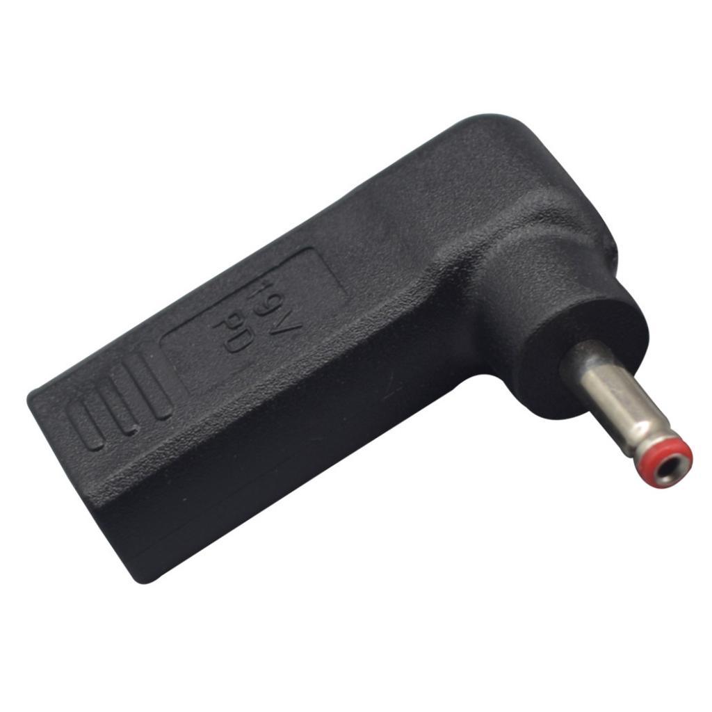Portable Laptop Female to 3.5*1.35mm Male Port Power Adapter Charger