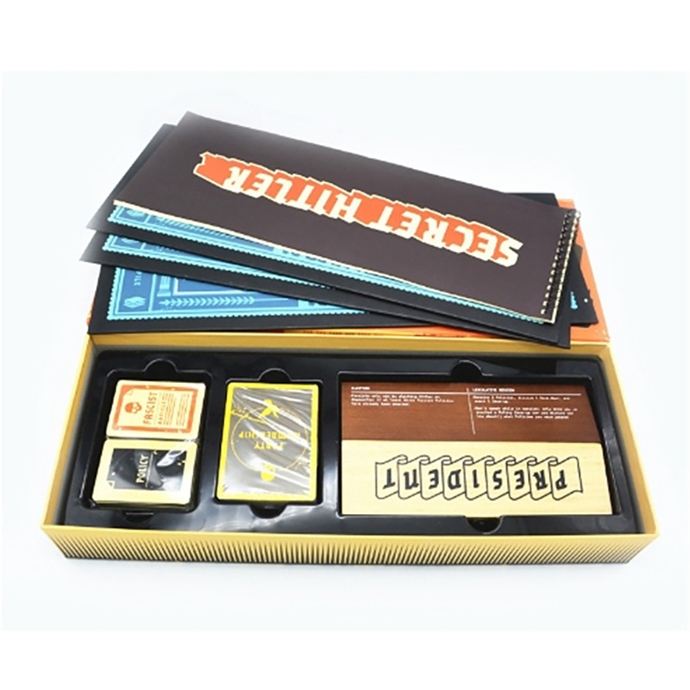 Bộ Bồ Chơi Board Game Secret Hitler Thẻ Bài Dành Cho Trẻ Em và người lớn phiên bản tiếng Anh