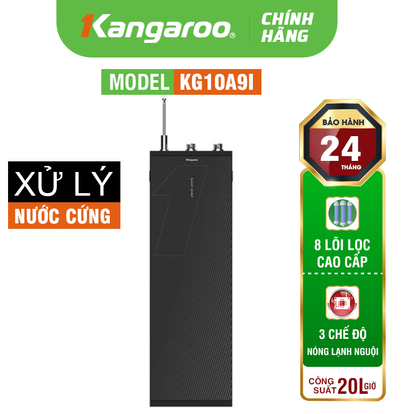 Máy Lọc Nước Nóng Lạnh RO Hydrogen Infinity Kangaroo KG10A9I ( 3 chế độ nước Nóng-Lạnh-Hydrogen) - Hàng Chính Hãng