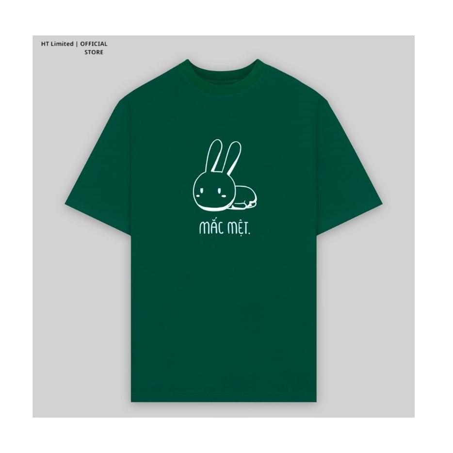 Áo thun thiết kế Unisex thỏ bảy màu hài hước, Cotton Cao Cấp 100%