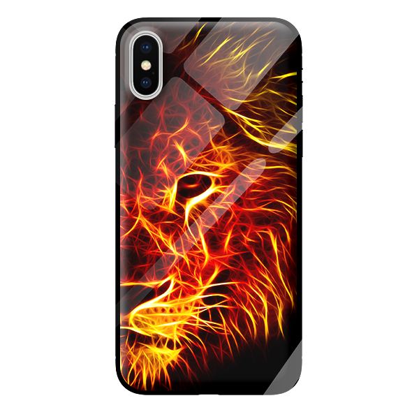 Ốp kính cường lực cho iPhone X mèo 28 - Hàng chính hãng