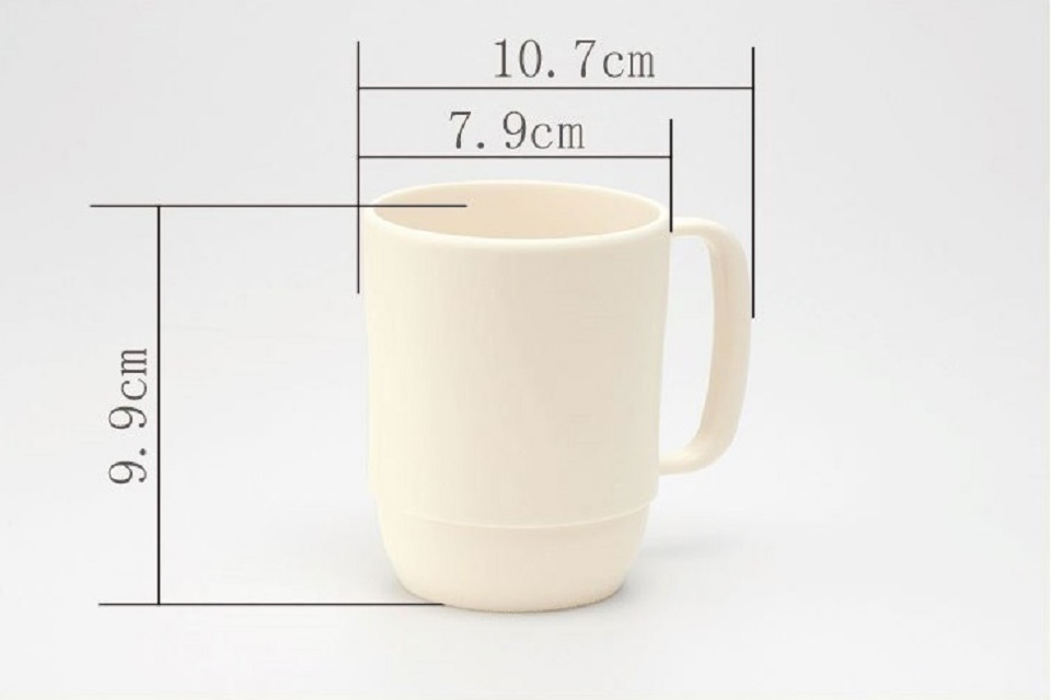 Combo Cốc nhựa uống nước Inomata cao cấp - Nâu nội địa Nhật Bản