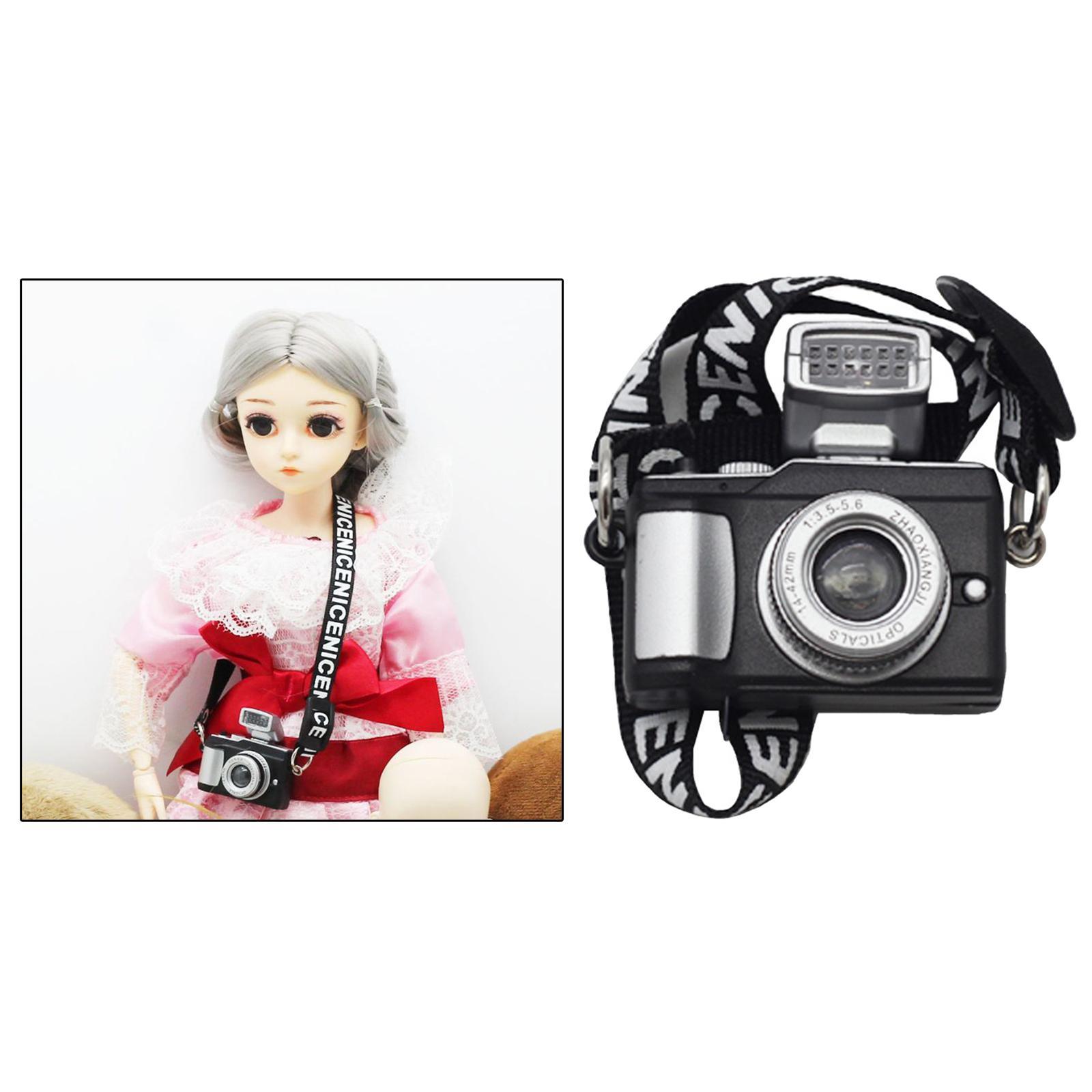 Mini Camera Toys Accessories Dollhouse Play Decor for Children Kids