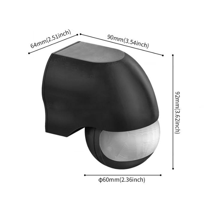 Công Tắc Cảm Biến Chuyển Động PIR Gắn Tường Ngoài Trời PIR02