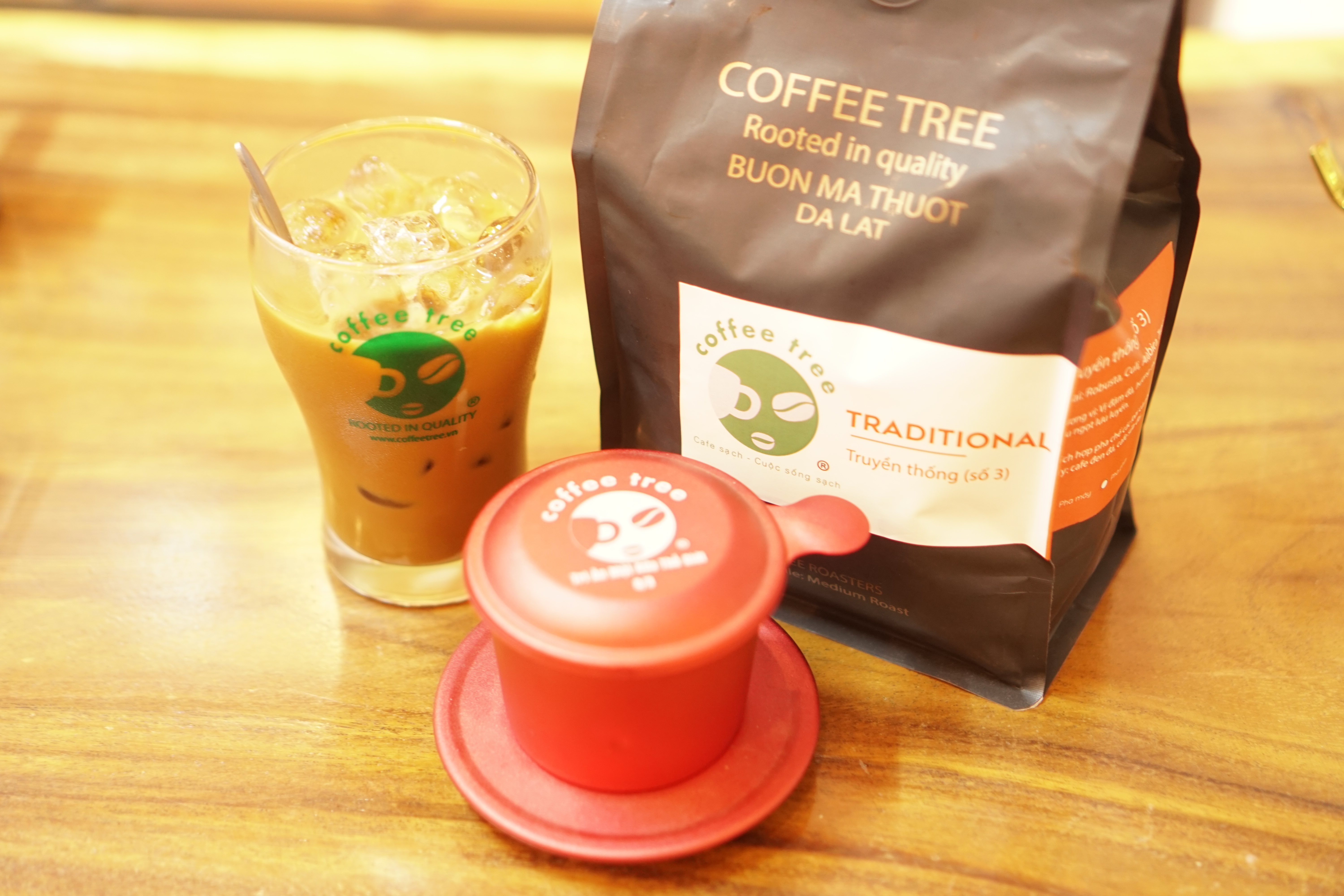 Cà phê bột 100% nguyên chất truyền thống số 3 Coffee Tree 500gr thơm ngon, đậm đà, gu mạnh (Cà phê)