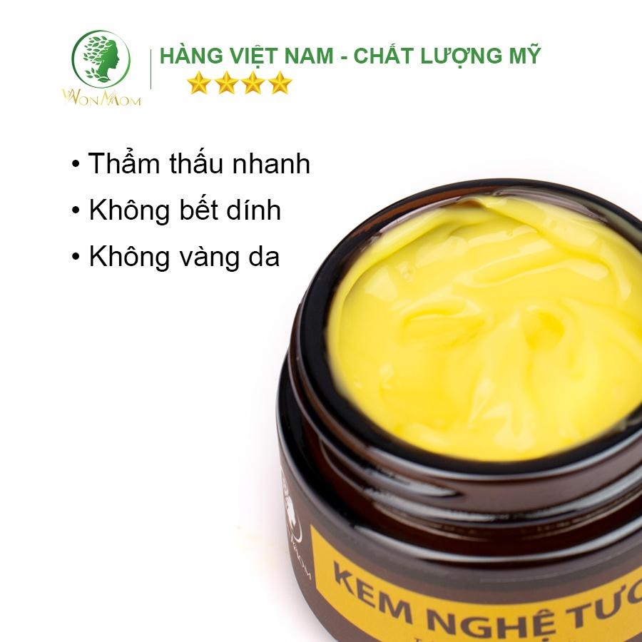 Bộ trắng da, sạch nám cao cấp Wonmom ( Sữa rửa mặt+ Scrub nghệ+ Kem nghệ tươi+ Serum vitamin C+ Mặt nạ nghệ+ Xông mặt )