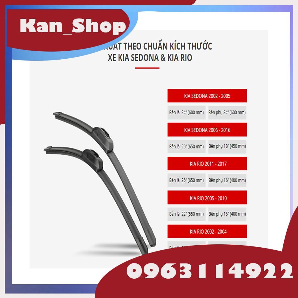 Gạt Mưa Silicone Dành Cho Xe Kia Sedona