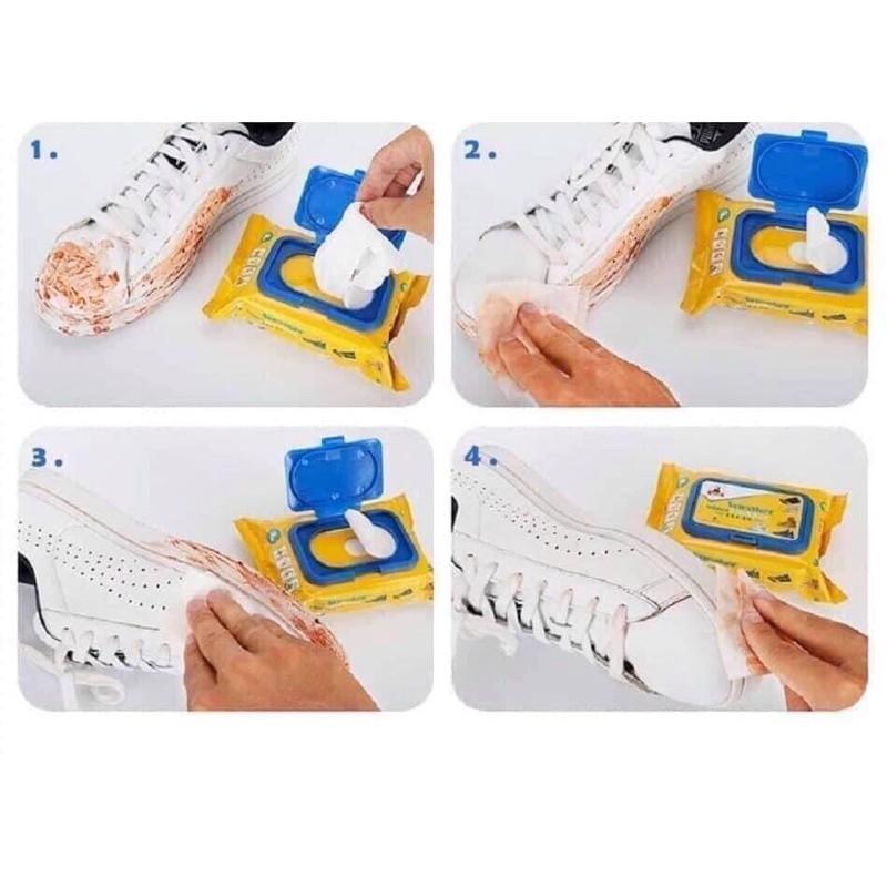 GIẤY LAU GIÀY THẦN THÁNH SNEAKER  LAU SIÊU SẠCH
