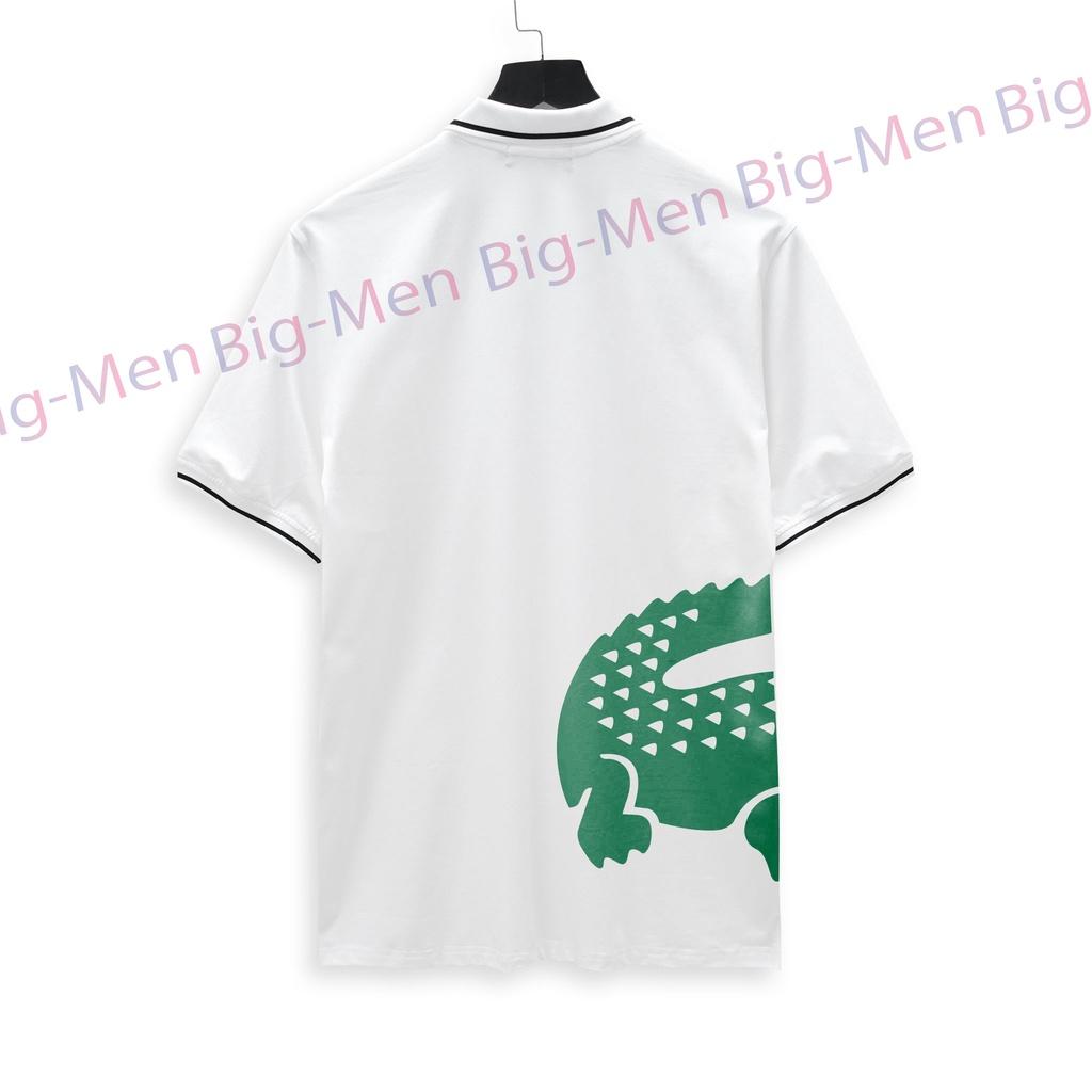 Big size - Áo thun polo big size thời trang in hình cá sấu 85-140kg