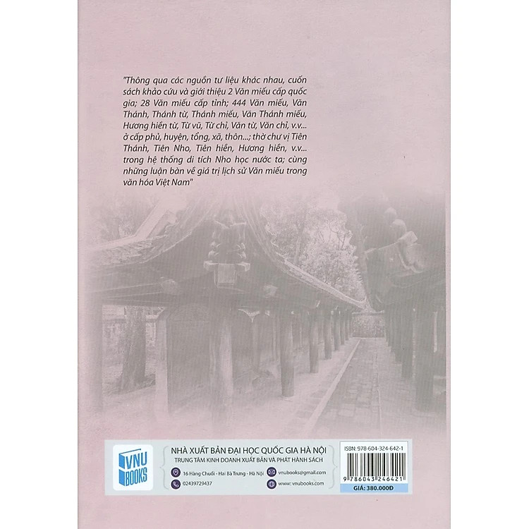 VĂN MIẾU VIỆT NAM (Khảo Cứu) - PGS.TS. Trịnh Khắc Mạnh, Dương Văn Hoàn - (bìa cứng)