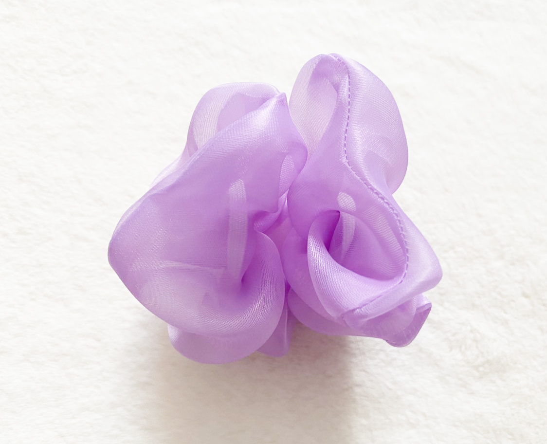 Cột tóc srunchies mẫu mới màu hồng phấn đẹp