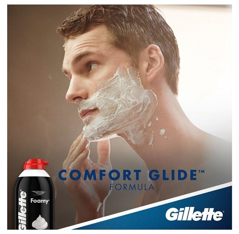 Bọt cạo dâu Gillette Foamy Regular Originale 311g - USA