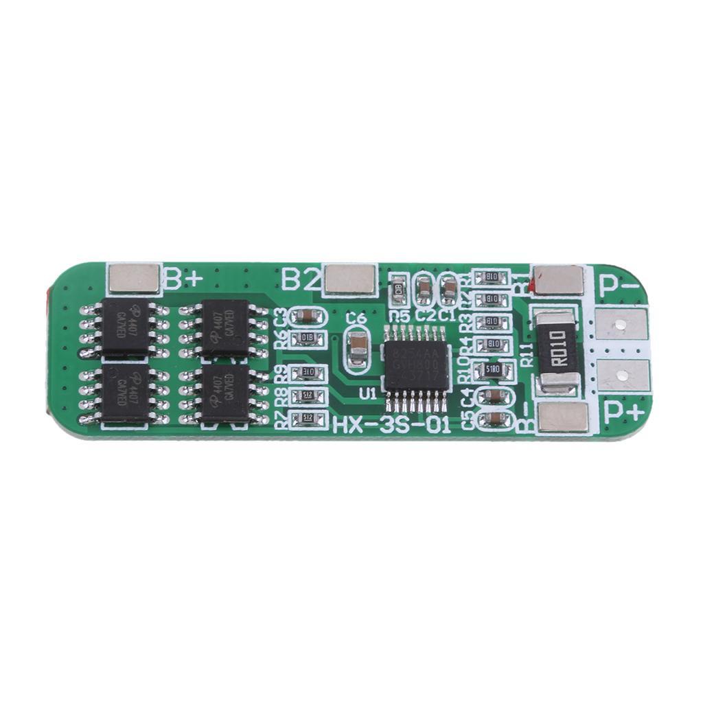 Stable PCB Charger Protection Board for 3Series 18650 Li-ion Lithium Battery 10.8V/11.1V 6A Free Shipping