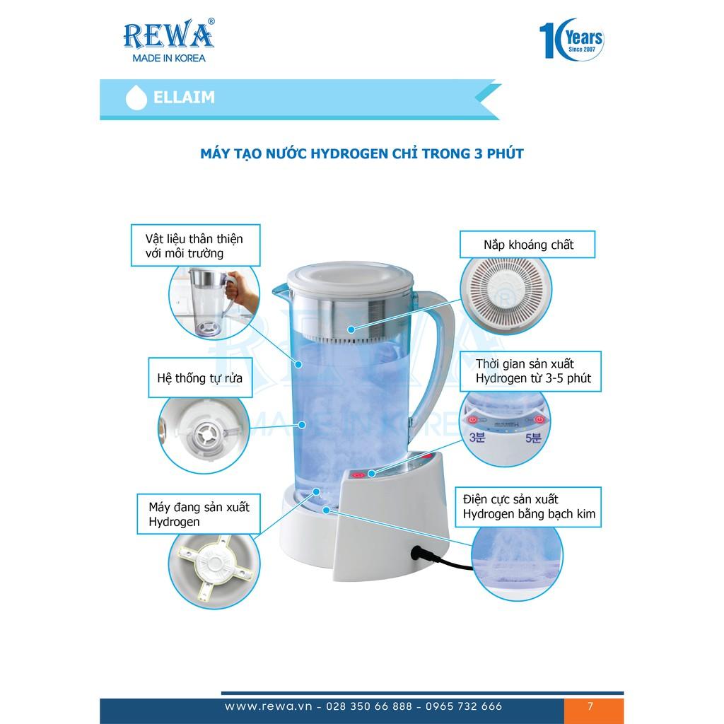 Máy tạo nước Hydrogen Ellaim Rewa - Hàng Chính Hãng