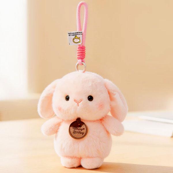 Móc Khóa Thú Bông Lông Xù - ZooZoo 12026 - Thỏ