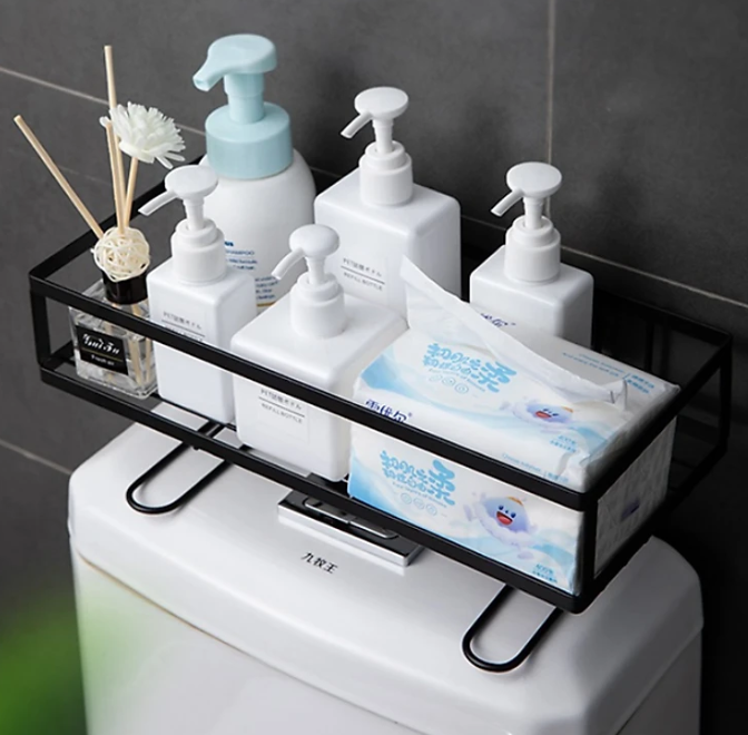 Kệ Để Đồ Toilet Thông Minh, Kệ Bồn Cầu, Nhà Vệ Sinh Tiện Lợi, Chất Liệu Sơn Tĩnh Điện - Chống Gỉ - Hàng Chính Hãng