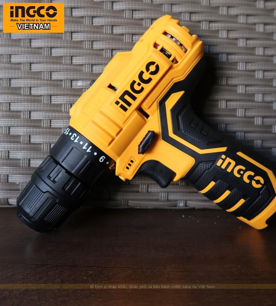 MÁY KHOAN VÀ VẶN VÍT DÙNG PIN 12V INGCO CDLI12325 - HÀNG CHÍNH HÃNG
