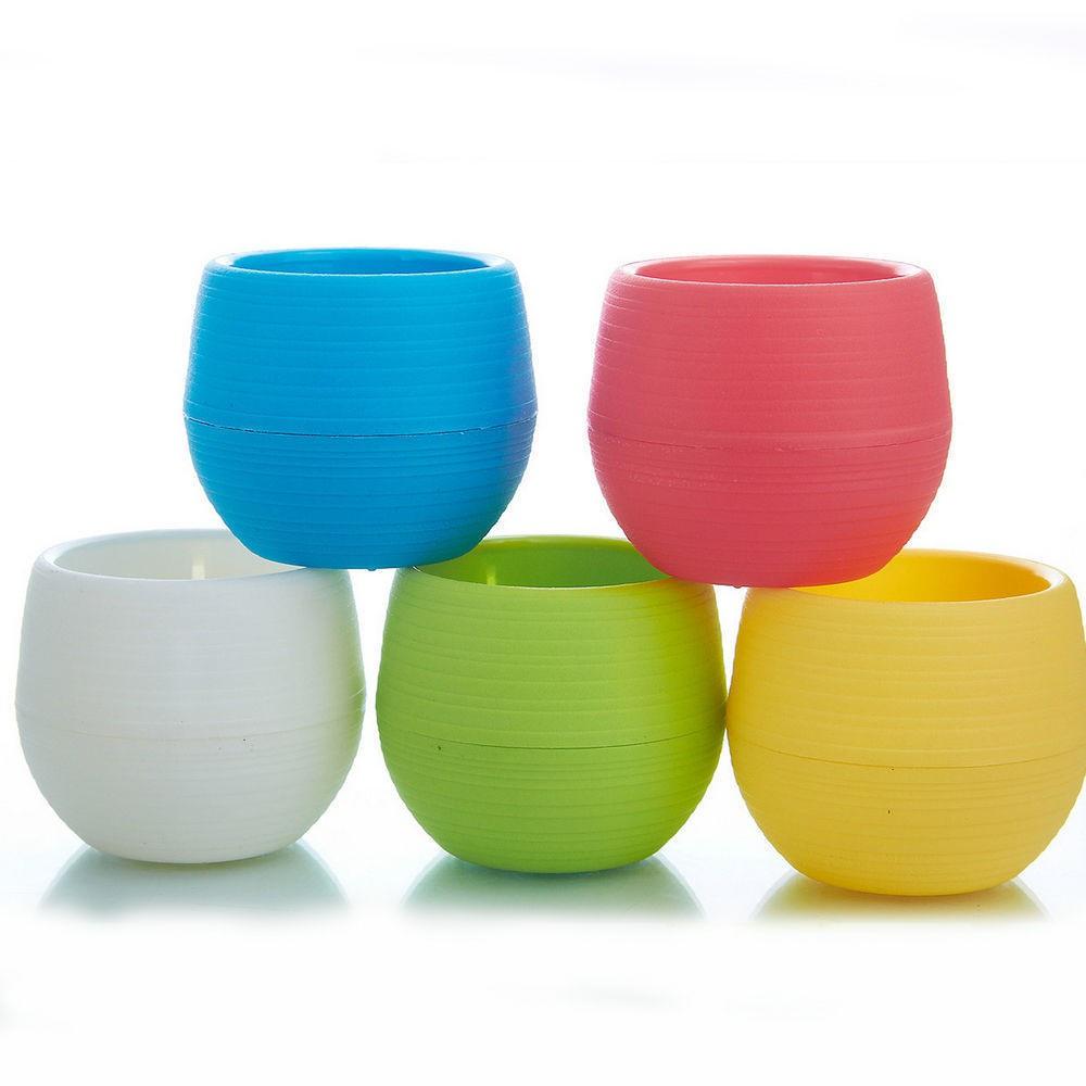 Chậu hoa mini trang trí- Chất liệu nhựa PVC bền đẹp