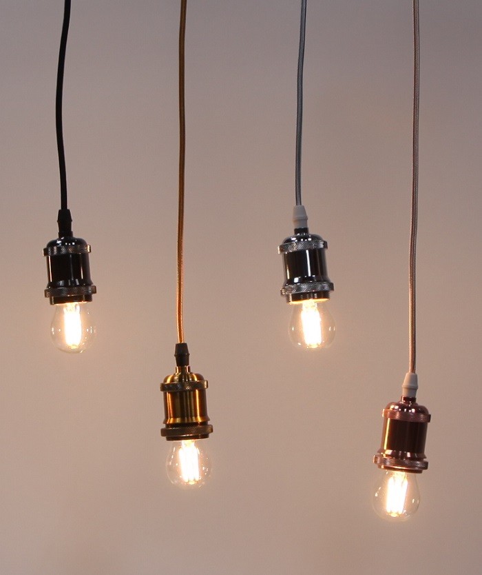 Bộ 3 dây đèn thả cổ điển bóng Led Edison G45 4W